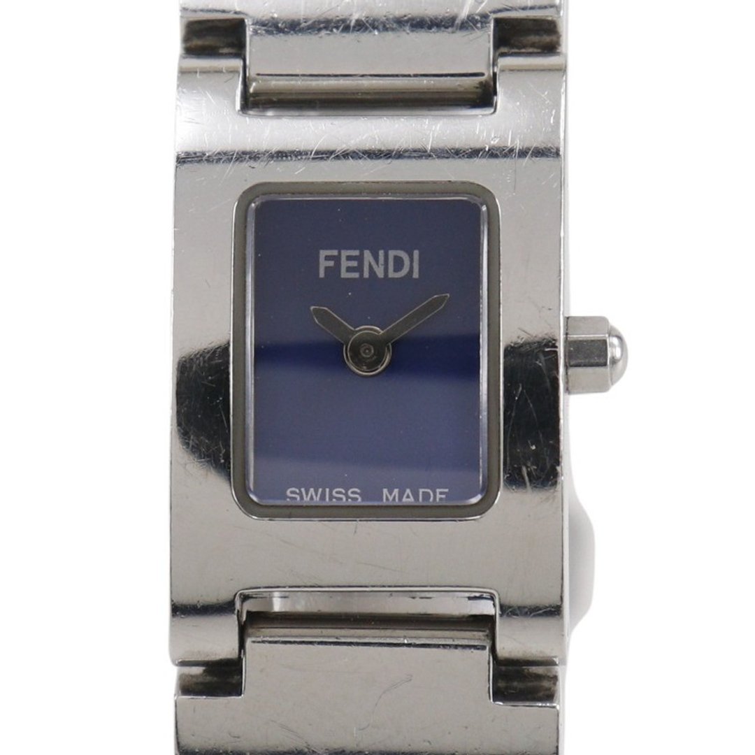 【日本直送】FENDI Orologi 手表 3150L 不锈钢 银色 石英 指针式显示 蓝色表盘 女仕【二手】 - 女表 - 不锈钢 蓝色