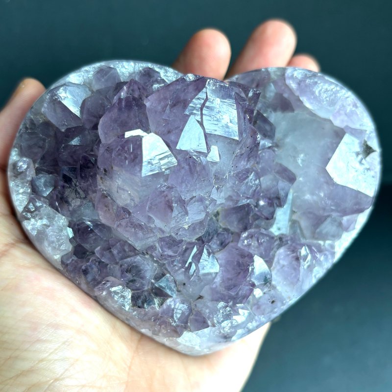 *爱心之选* 独一无二* 天然巴西紫水晶矿石Natural Amethyst - 摆饰 - 水晶 紫色
