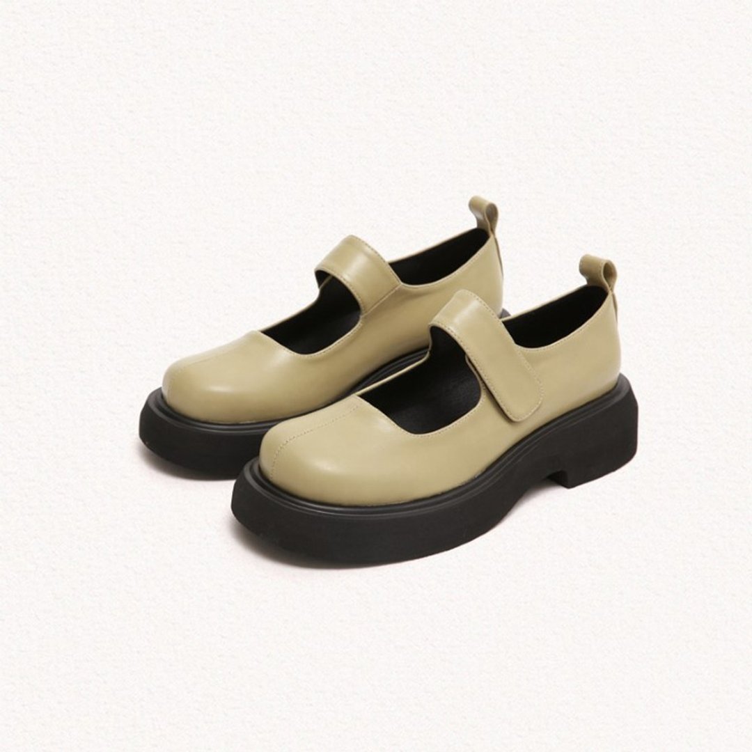 PRE-ORDER 韓國品牌 MACMOC Odong 瑪麗珍厚底鞋 MUSTARD - 玛莉珍鞋 - 其他材质 
