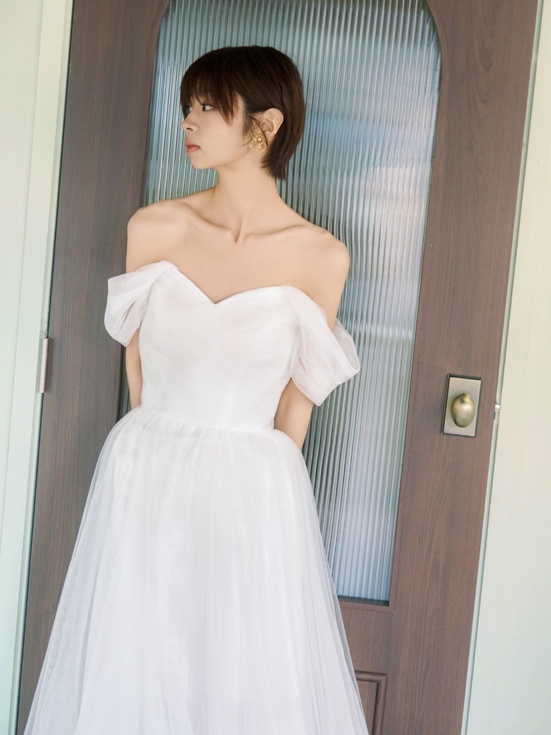白色网纱礼服 SAMPLE SALE - 晚装/礼服 - 丝．绢 白色