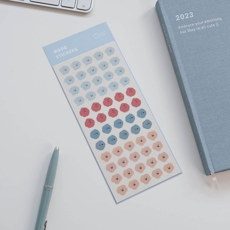 喜怒哀乐 手帐专用贴纸 mood sticker - 贴纸 - 纸 多色