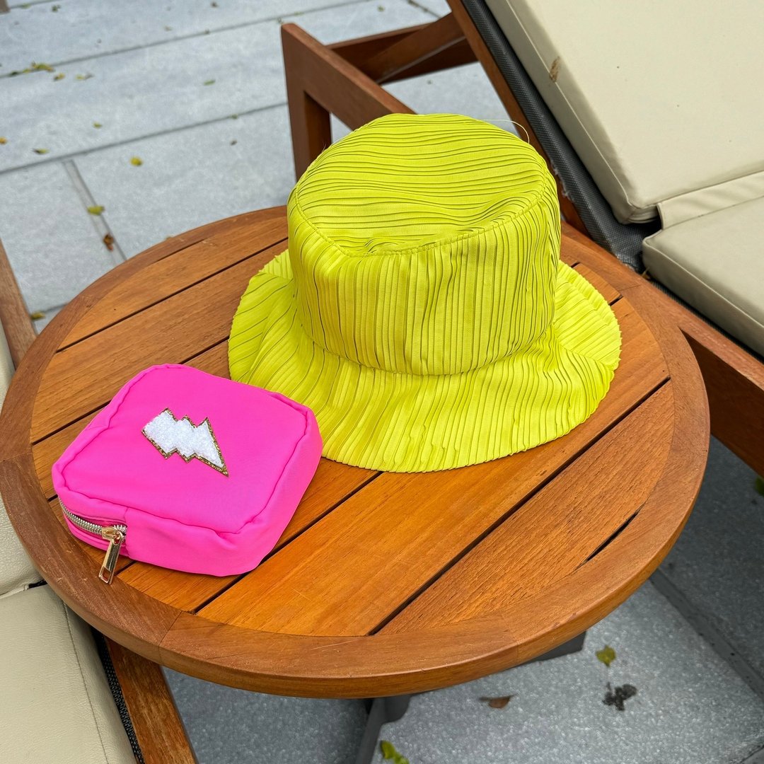 Wyllabrand Yusu Soda Plissé Hat - 帽子 - 其他材质 黄色