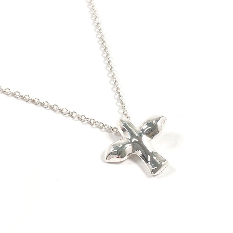 【日本直送 二手美品】蒂芙尼 TIFFANY&Co. 项链 飞鸟十字 艾尔莎·佩雷蒂 925银 古董 - 项链 - 纯银 银色
