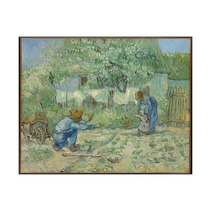 【艺术微喷】梵谷 van Gogh | First Steps, after Millet - 海报/装饰画/版画 - 纸 