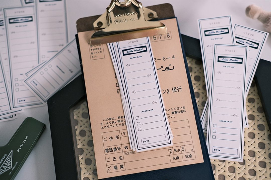 原创 小长条便签 to do list 复古手帐 拼贴 基础款 便签 - 便条纸/标签贴 - 纸 
