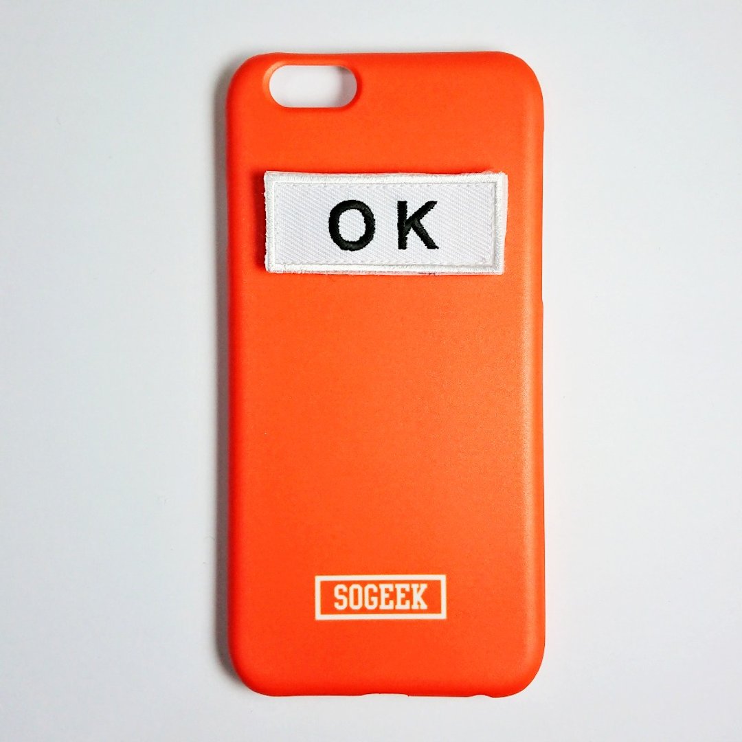 SO GEEK 手机壳设计品牌 THE NAME TAG GEEK 名牌定制款(ORANGE) - 手机壳/手机套 - 塑料 橘色