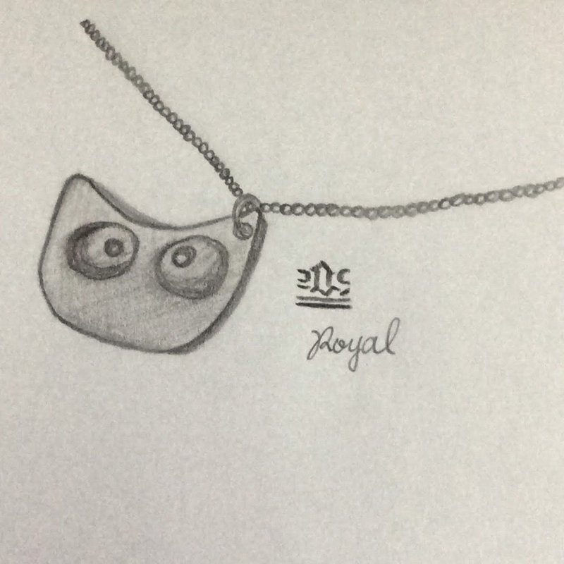 V11款-做不出一样的银项链-大眼猫造型.925纯银项链-御匠敲饰 - 项链 - 其他金属 银色