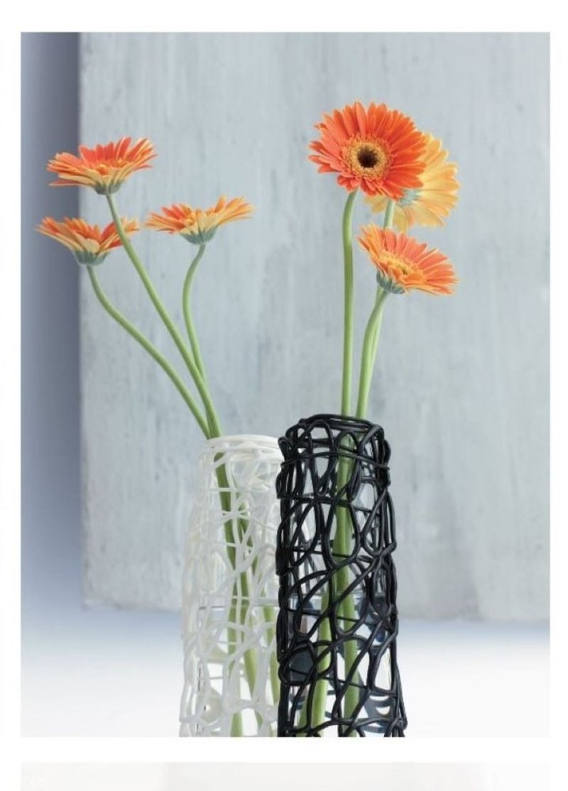 FREE绕线花瓶 - 花瓶/陶器 - 塑料 黑色