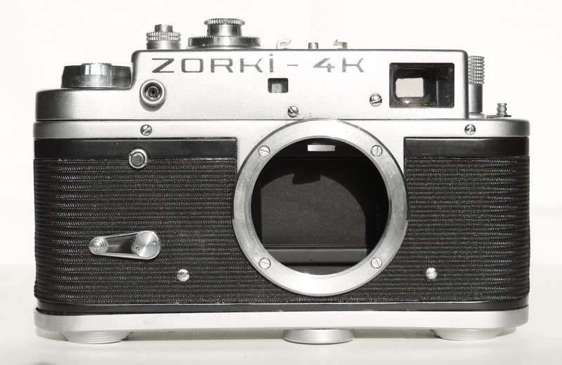 Zorki-4K 旁轴底片相机 35mm M39 介面 苏联 KMZ 机身 赠铭文 - 相机 - 其他金属 银色