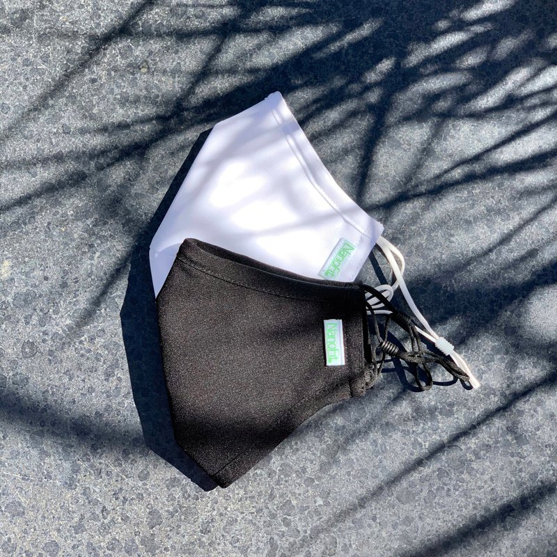 XL加大码3D透气可重用可洗125次三层布口罩内置滤芯 - 口罩 - 其他人造纤维 黑色