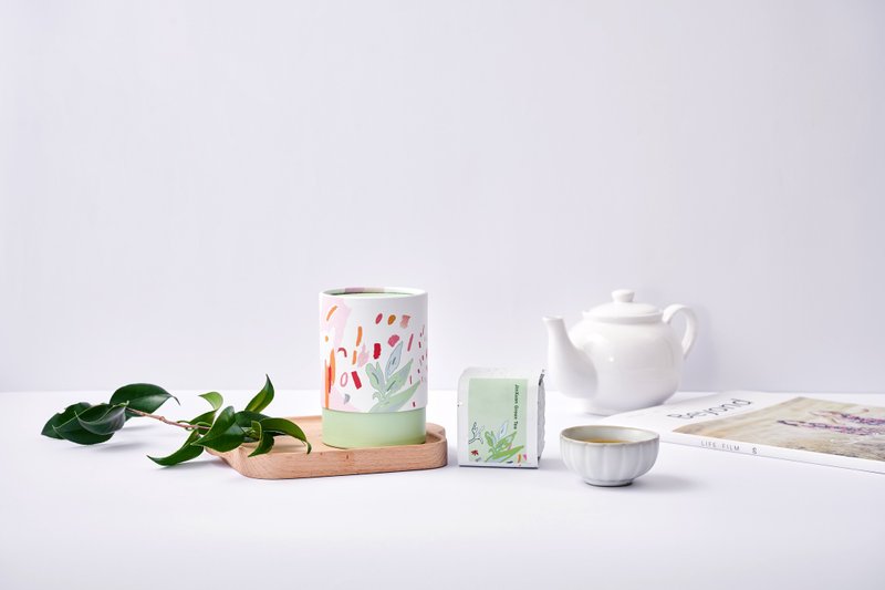 【Mua Yik Tea】手摘金萱绿茶100g  天然豆香 高山金萱 - 茶 - 纸 多色