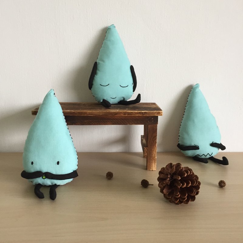 Missbanana Doodle l 三不眼泪摆设娃娃 l 全套3只 - 玩偶/公仔 - 棉．麻 