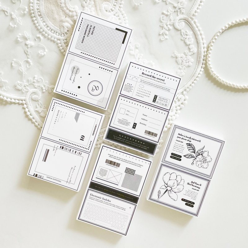 基本款手帐胶带纸张 - 便条纸/标签贴 - 纸 