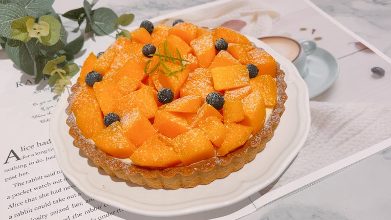 季节新品-大块芒果塔#澎湃芒果 - 咸派/甜派 - 新鲜食材 黄色