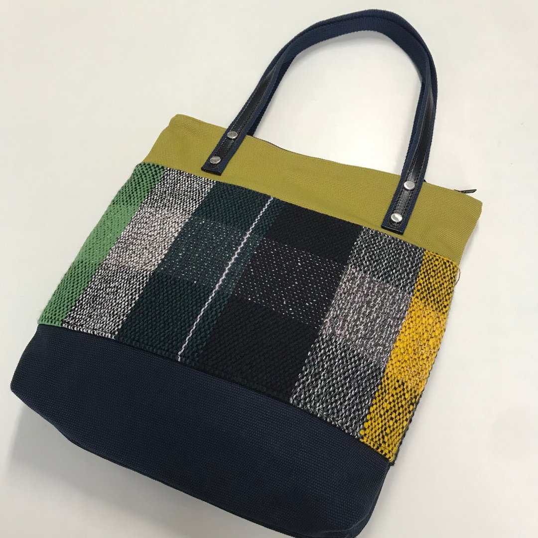 手工织布文件袋/肩背包/tote bag - 侧背包/斜挎包 - 棉．麻 多色