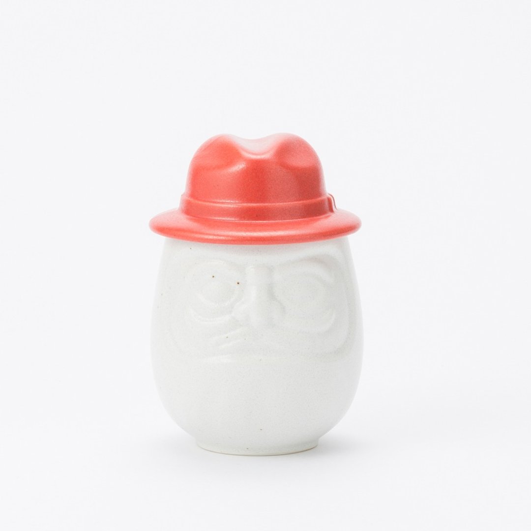 Tea Cup Daruma 1p - 茶具/茶杯 - 瓷 