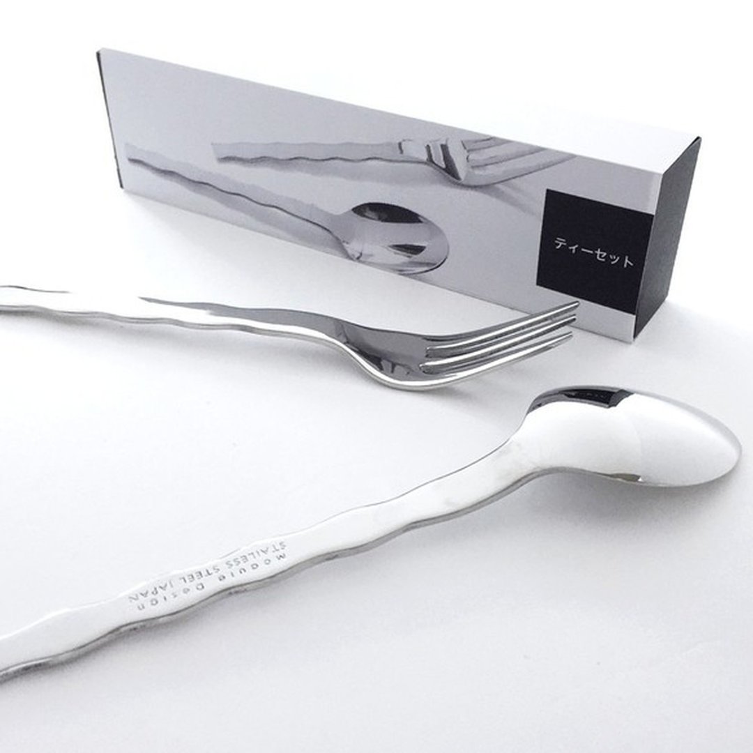 Tea set Tea spoon, cake fork set - 餐刀/叉/匙组合 - 其他金属 银色
