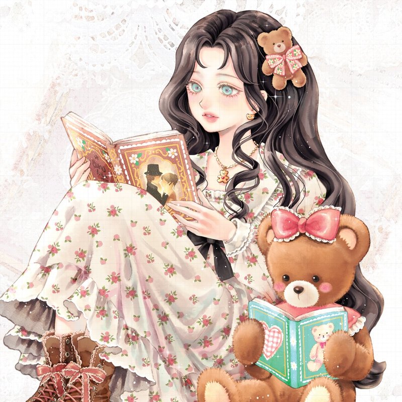 Bella 贴纸 (4 色款) - 贴纸 - 纸 