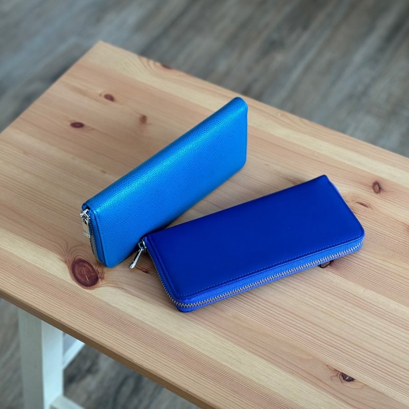 日本制【VARIOUS 弧形拉链式长夹】革职人 拉链长夹 长银包 - 皮夹/钱包 - 真皮 多色