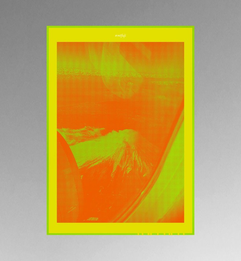 海报 A2 | 富士山 MTFUJI_01_No.44 - 海报/装饰画/版画 - 纸 绿色