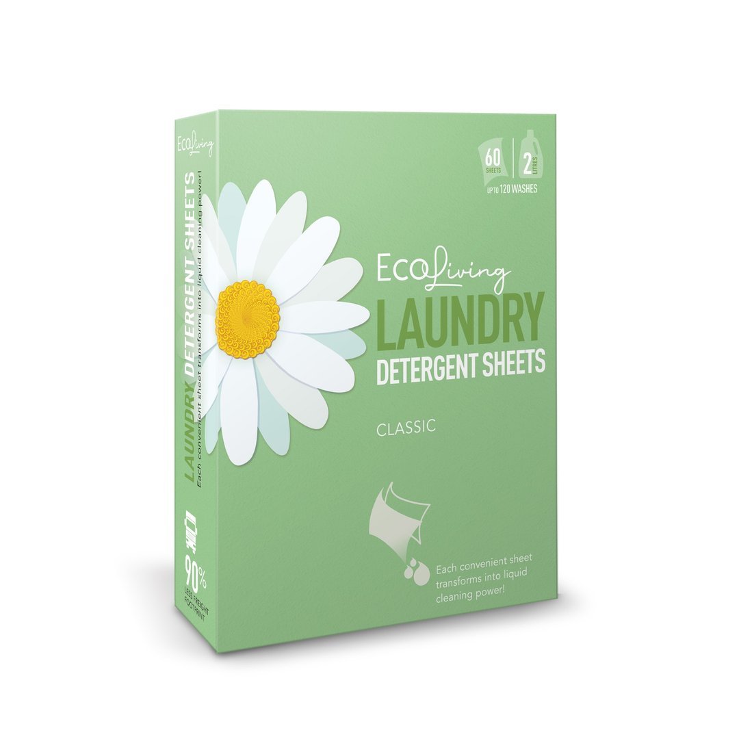 Eco Living - 环保天然花香味洗衣纸-60片装 - 衣物清洁 - 其他材质 多色