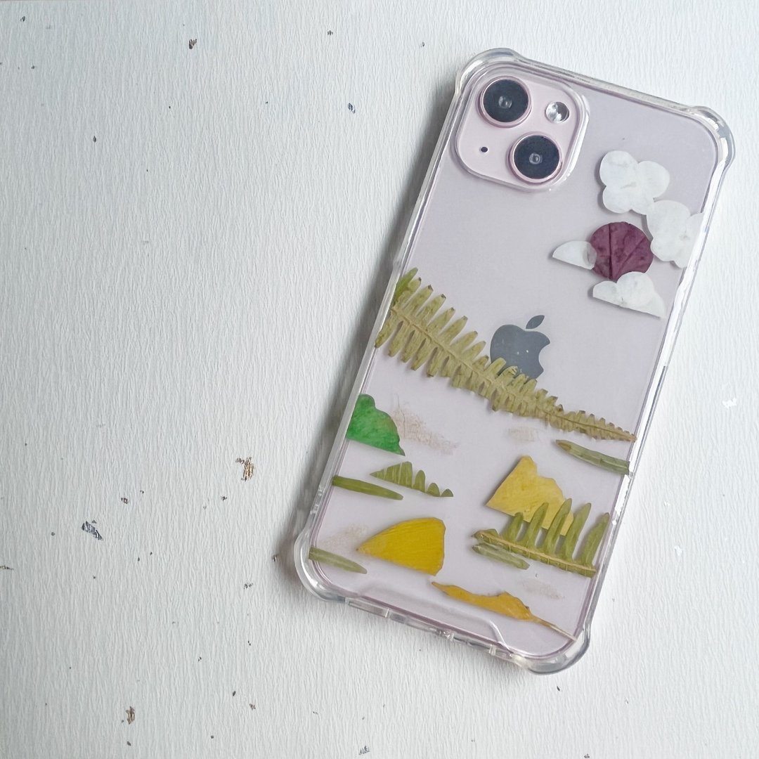 岸边 押花 手机壳 IPhone - 手机壳/手机套 - 塑料 多色