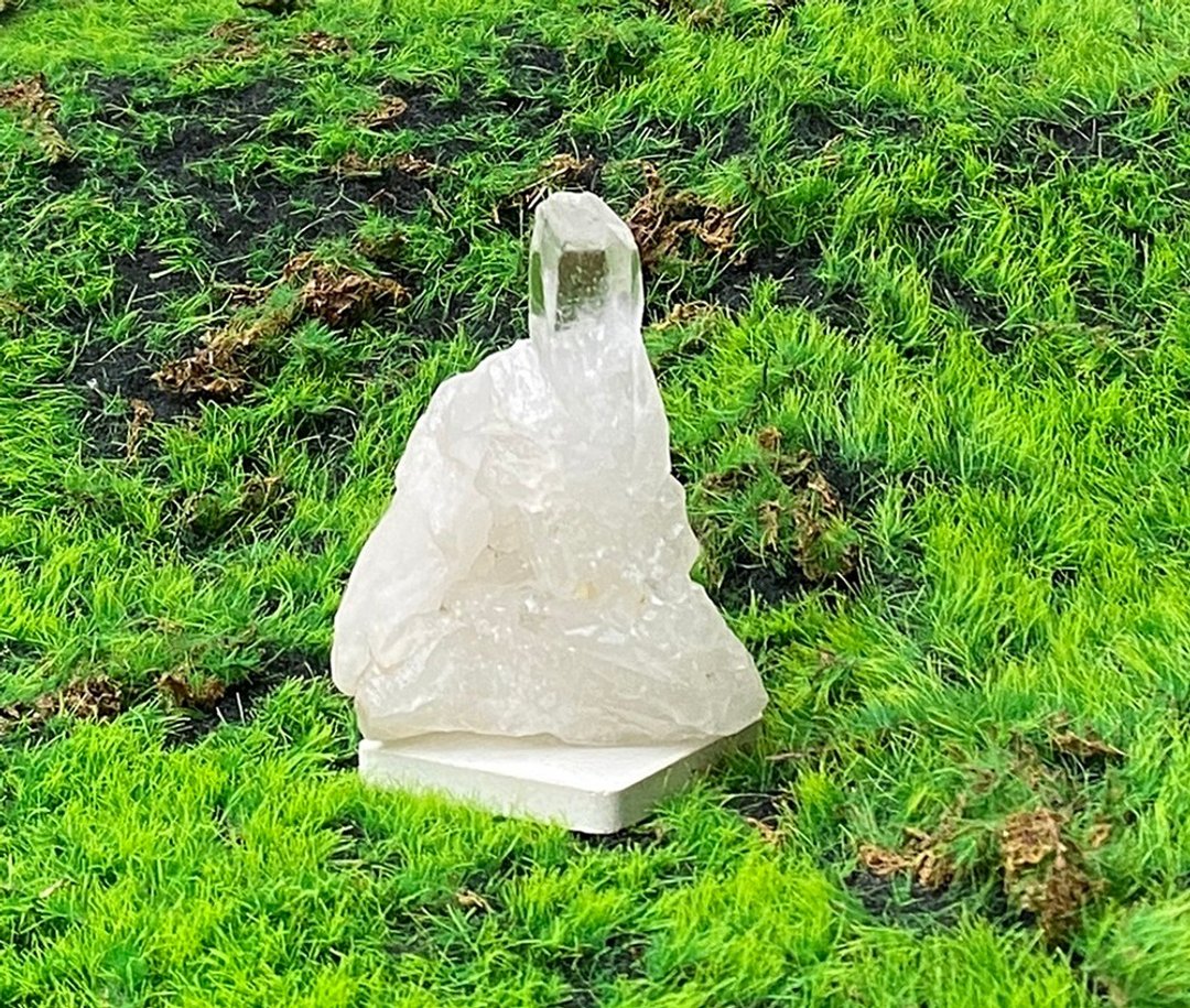 天然原矿白水晶冰山能量柱 消磁净化 疗愈 开运 净化 快速出货 - 摆饰 - 玉石 白色