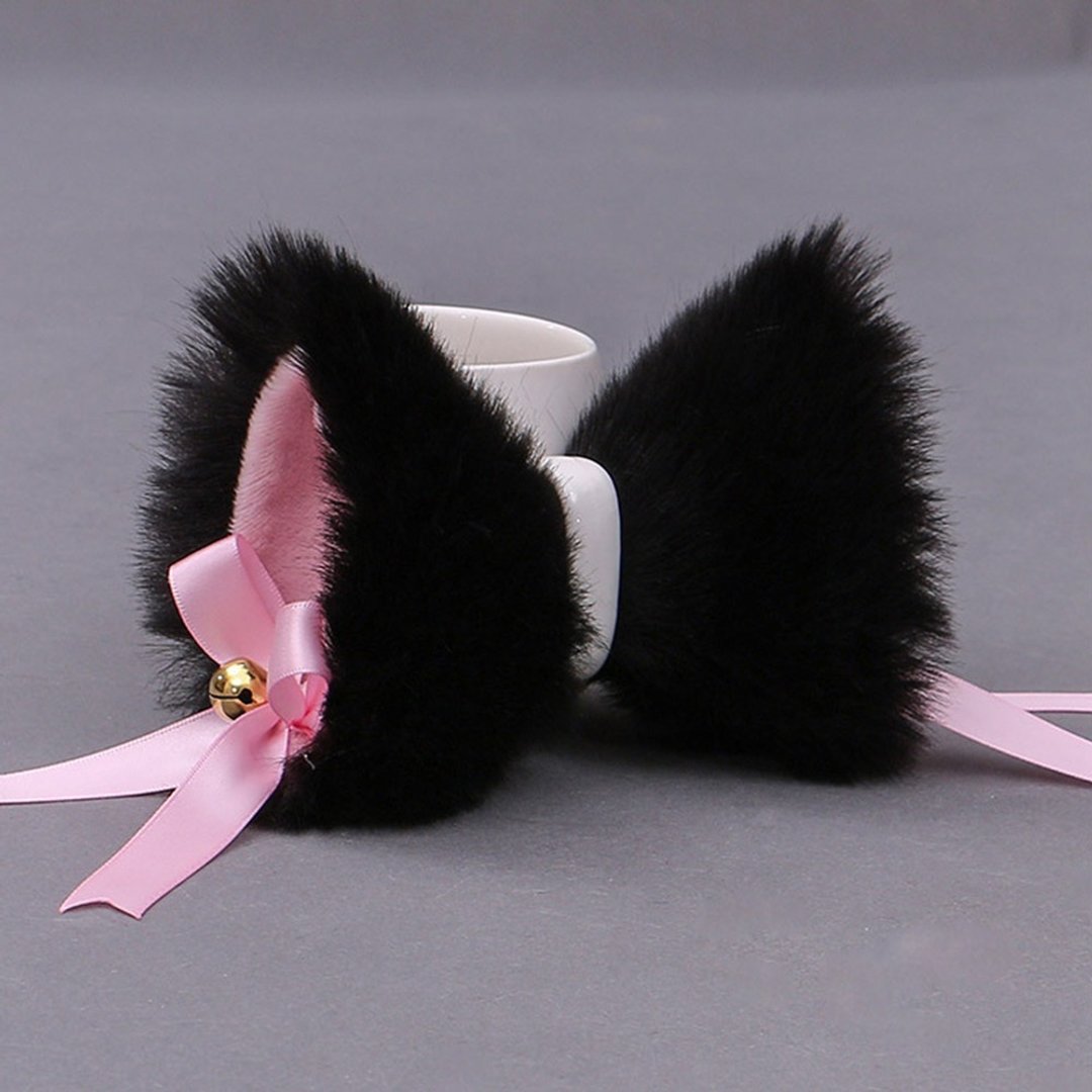 立体铃铛猫耳朵造型发夹发饰Lolita二次元Cosplay兽耳娘【J1W6040 - 发饰 - 其他材质 