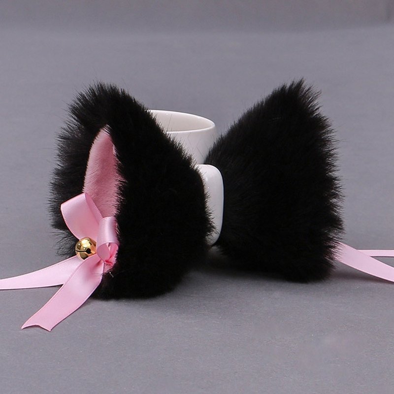 立体铃铛猫耳朵造型发夹发饰Lolita二次元Cosplay兽耳娘【J1W6040 - 发饰 - 其他材质 