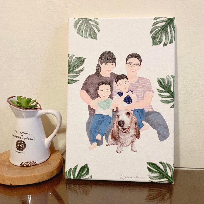 【代客印无框画】亚麻油画布 | UV防水材质 | 不含绘制 - 海报/装饰画/版画 - 防水材质 