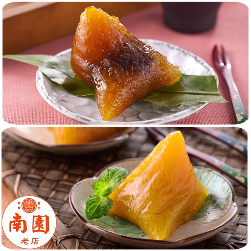 预购【南门市场南园】碱粽5入+豆沙碱粽5入(含运) - 五谷杂粮/米 - 其他材质 白色