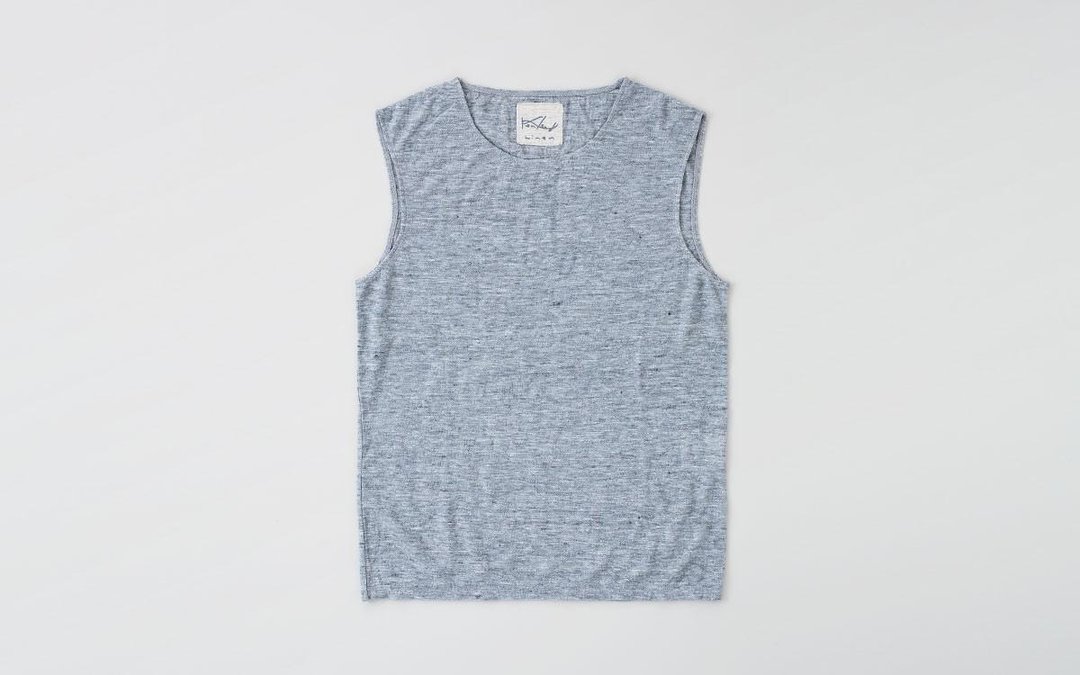 Linen wool underwear Sleeveless (gray Ladies L size) - 女士内衣裤 - 棉 灰色