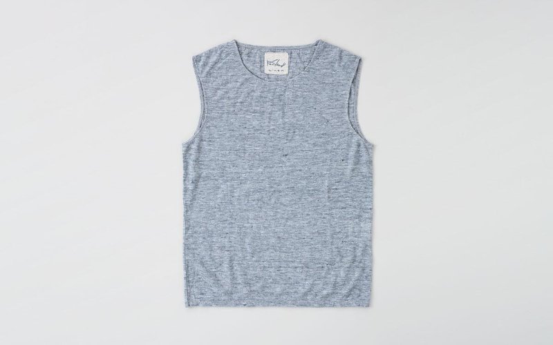 Linen wool underwear Sleeveless (gray Ladies L size) - 女士内衣裤 - 棉．麻 灰色