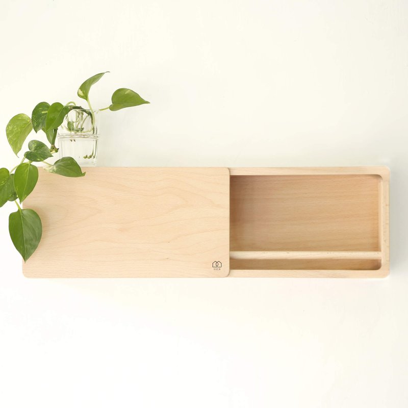 天然原木收纳钥匙盒/收纳盒 ─ 居家办公小物  送礼包装 加购刻字 - 收纳用品 - 木头 咖啡色