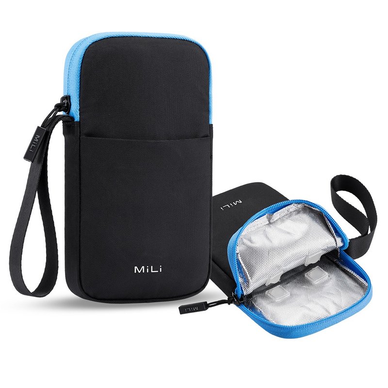 MiLi 口罩/手机多用途紫外线随身消毒包-蓝色限量款 - 手拿包 - 其他人造纤维 黑色