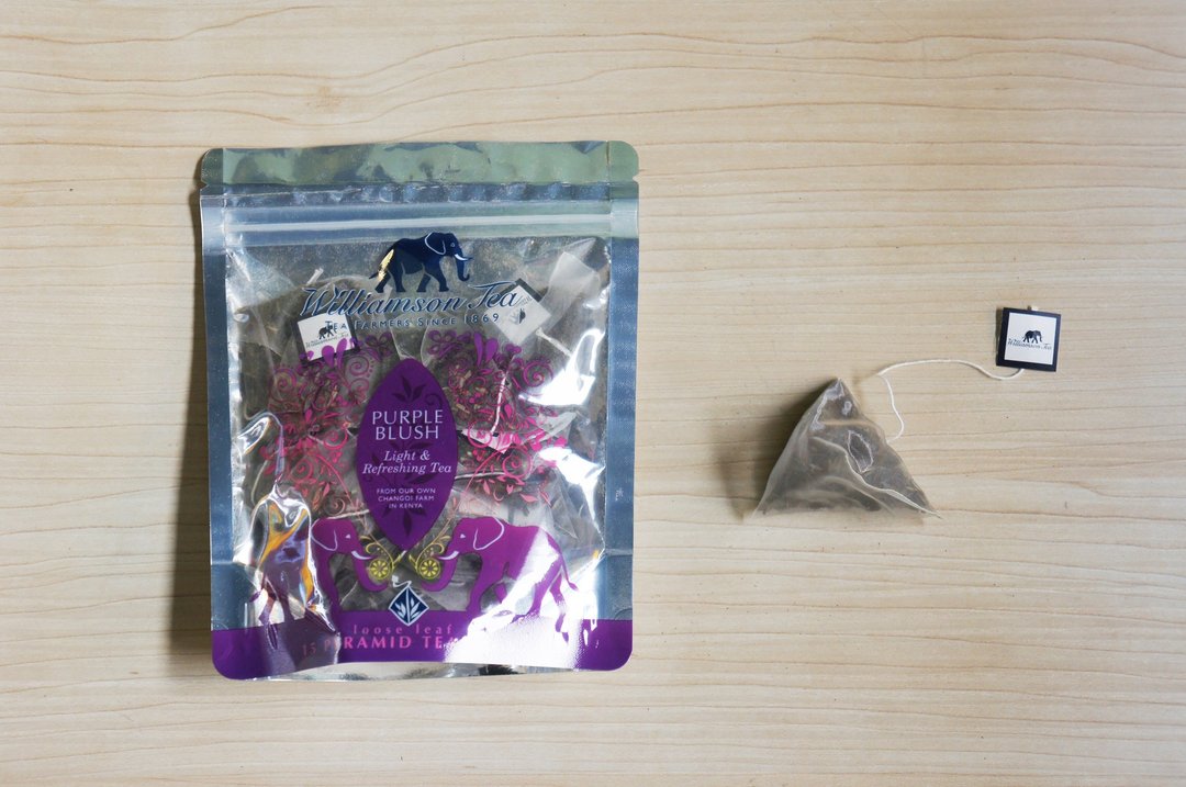 【即期特价】Williamson Tea威廉森茶--胭脂紫红茶 / 立体茶包系列(内含15个原叶三角立体茶包)【超值推荐】 - 茶 - 新鲜食材 紫色