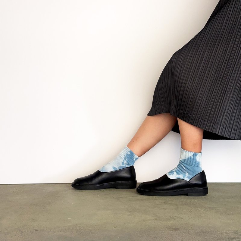 日本制造 靛蓝染色 JAPANBLUE INDIGO DYED SOCKS Tabi #1 - 袜子 - 棉．麻 
