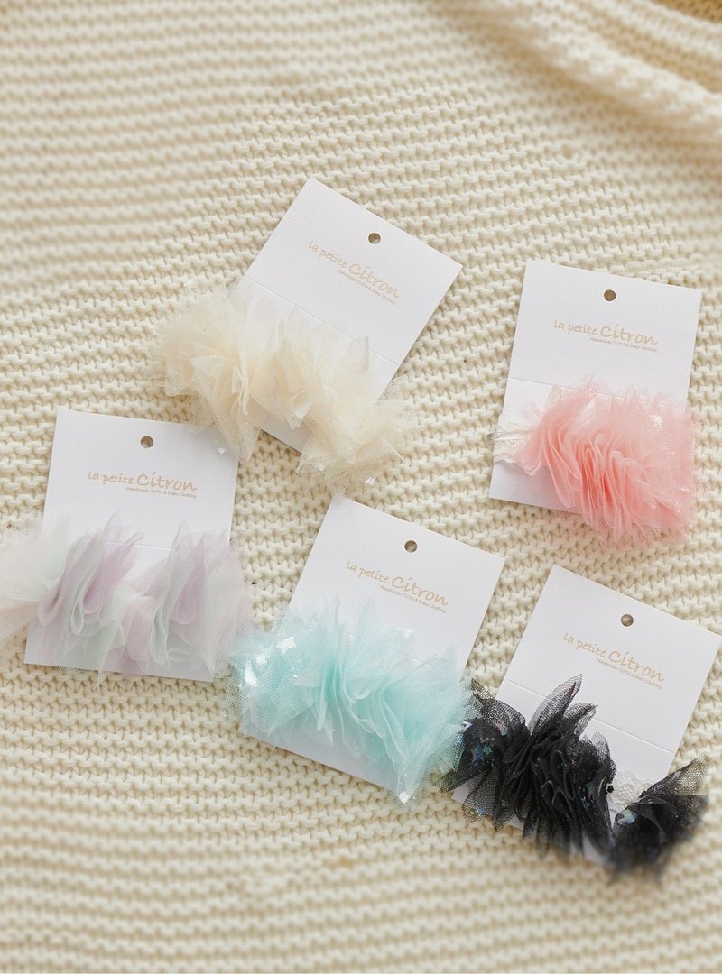 新生宝宝专属  闪亮星星小天使 蕾丝头带款 花朵头饰 – 五色 - 婴儿饰品 - 聚酯纤维 多色