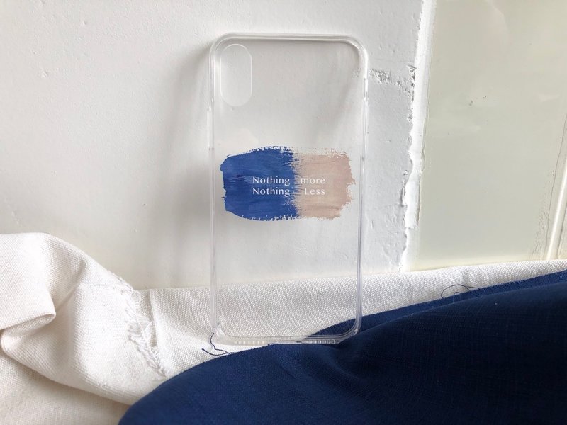 "NOTHING MORE,NOTHING LESS"手机壳软壳IPHONE,HTC,SONY,SAMSUNG - 手机壳/手机套 - 塑料 多色