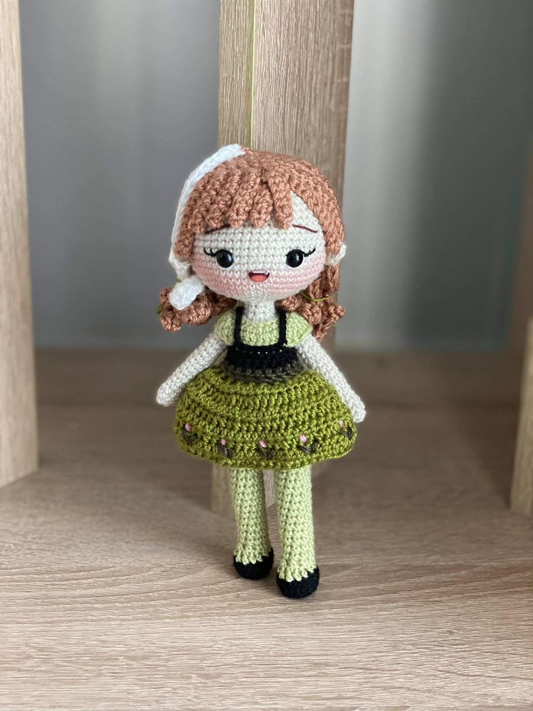 crochet doll , anna , princess doll, frozen , amigurumi - 玩偶/公仔 - 其他材质 多色