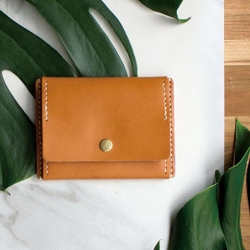 【在线】在家安心手作 /真皮零钱包/含材料包、教学影片 - 皮件 - 真皮 