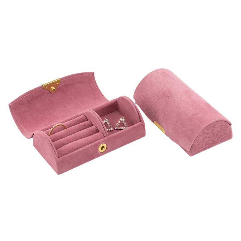 日本原装进口旅行携带珠宝盒 - 收纳用品 - 棉．麻 