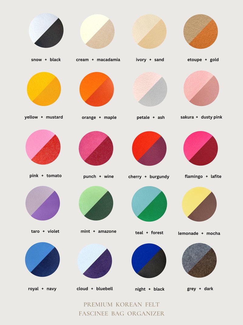 手製內袋 Bag Organizer 訂製 - 化妆包/杂物包 - 其他材质 多色