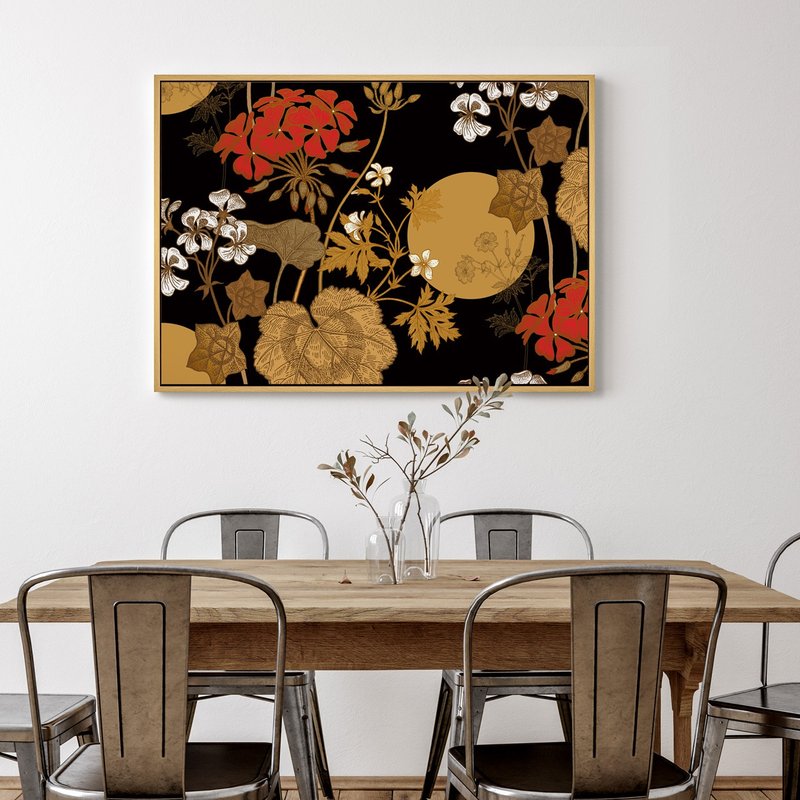 金光璀璨 - 富贵/过年挂画/卧室挂画/大气挂画/日式挂画/插图 - 海报/装饰画/版画 - 棉 多色