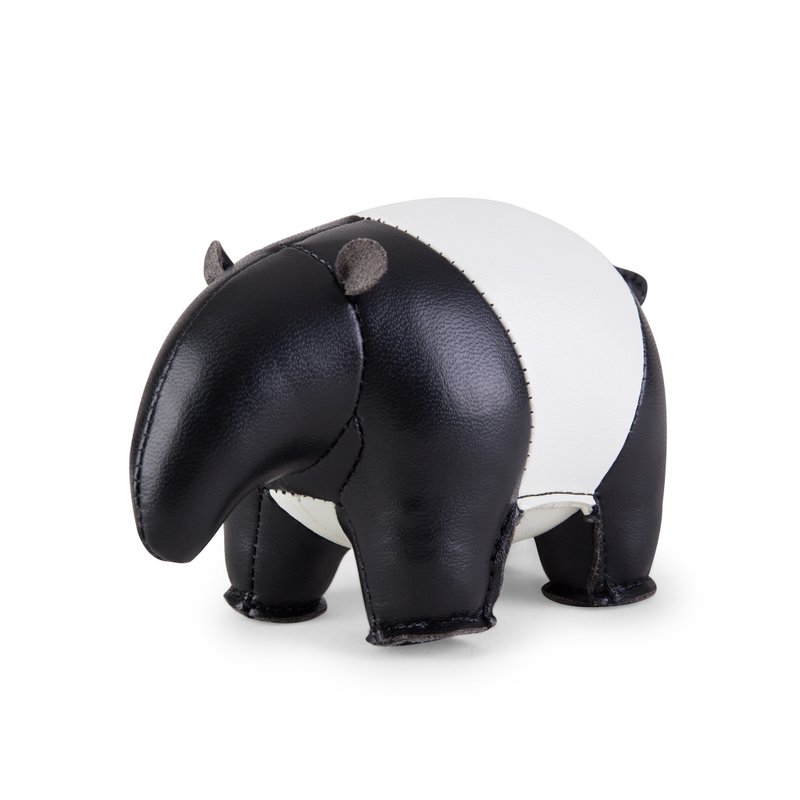 Zuny -  马来貘 Momo 造型动物纸镇 - 摆饰 - 人造皮革 多色