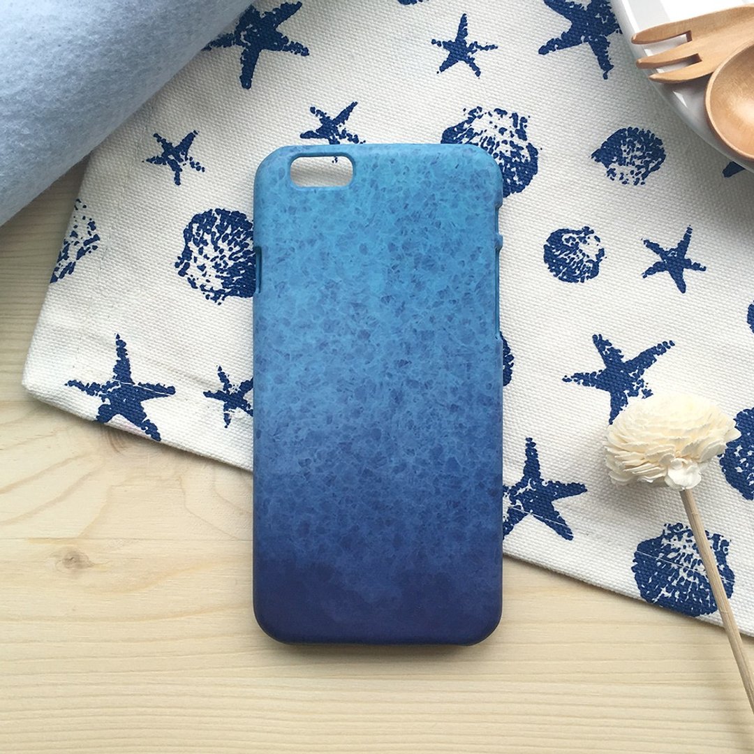 深蓝海-iPhone(i5.i6s,i6splus)/Android(Samsung三星, HTC, Sony)原创手机壳/保护套 - 手机壳/手机套 - 塑料 蓝色