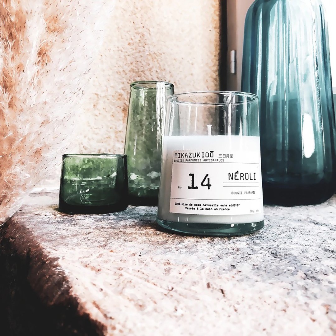 Neroli n.14  橙花香氛蜡烛-口吹玻璃 - 香薰/精油/线香 - 蜡 