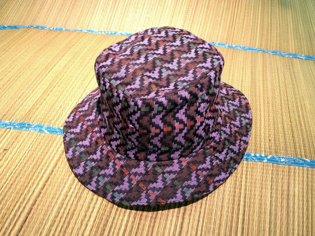 EARTH.er  │传统尼泊尔布制登山阔边帽 #01 ● Traditional Dhaka Hiking Bonnie Hat #01│ :: 香港原创设计品牌 :: - 帽子 - 其他材质 紫色