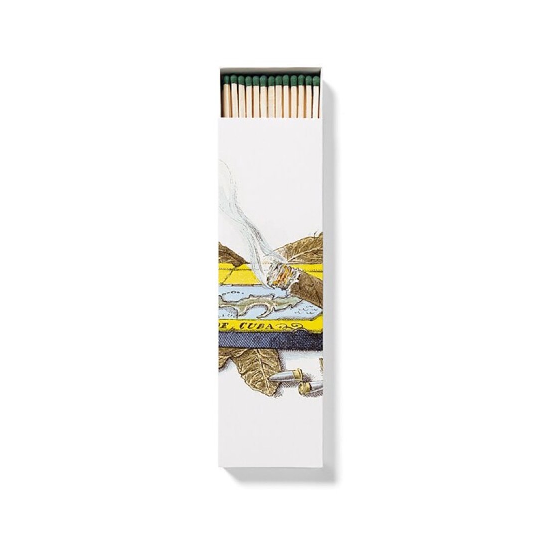 Cire Trudon 皮革与菸草香氛火柴 - 香薰/精油/线香 - 浓缩/萃取物 白色