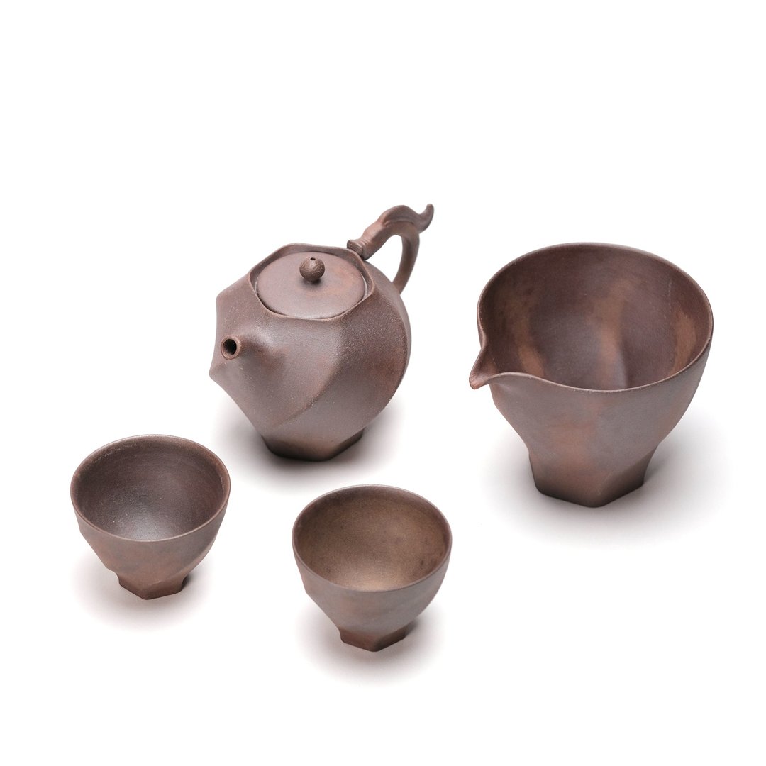 陶作坊|甲辰之年龙腾云起壶 (壶海杯组) - 茶具/茶杯 - 其他材质 咖啡色